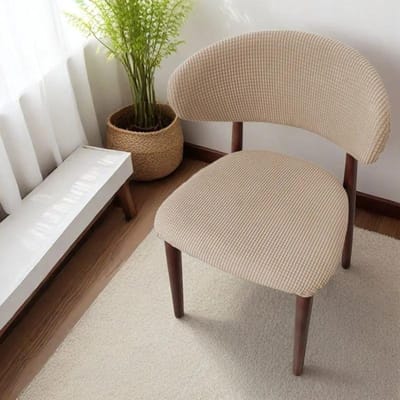 1/2/4/6 stuks Massief Houten Eetkamerstoelhoes Rugleuning Stoelhoezen Kamerstoel Sliphoes voor Kantoor Eettafel Beschermhoes 2PC