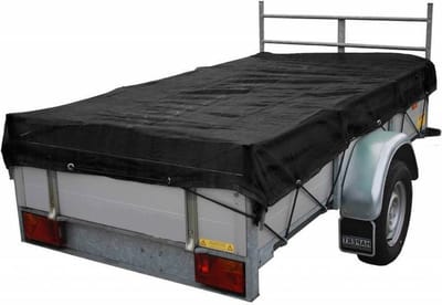 Tip-it - Aanhangernet fijnmazig - Aanhangwagennet met elastisch koord - Afdeknet aanhanger - Gaasnet - 450 x 250 cm