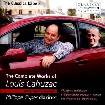 Philippe Cuper, Christine Lagniel, Philippe-Olivier Devaux, Les Virtuoses de L’Opéra - The Complete Works of Louis Cahuzac (CD)