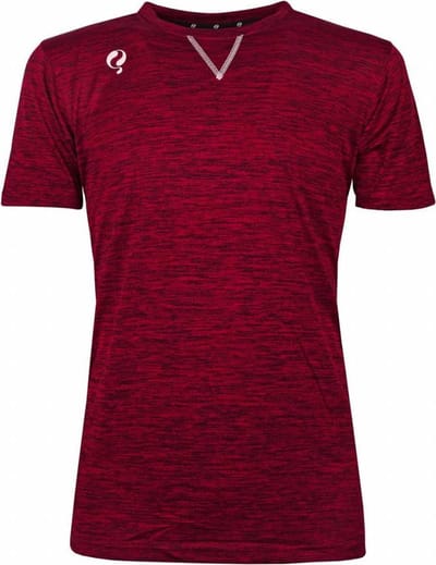 Heren Trainingsshirt Droste Rood / Zwart