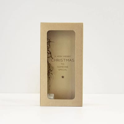 My Paperstation - Little Box - Giftset - brievenbuscadeau - Merry Christmas - fijne kerst - droogbloemen - aardigheidje - kerstpakket - kado - kerst