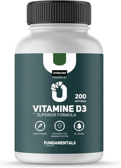 Fundamentals Vitamine D3 - Superieure vorm - 200 Softgels