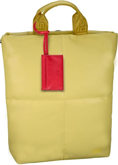JOST Rugzak Schoudertas met laptopvak Lovisa XChange Bag Yellow Lichtgeel
