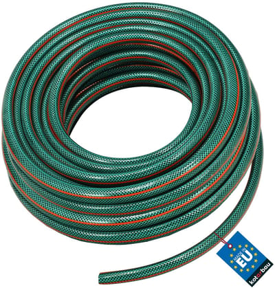 KOTARBAU® Tuinslang, Waterslang, PVC, 30 m, Groen Oranje, 1 Inch, 4-Lagen, Flexibel, Bewateringsslang, Versterkt, Tuinbewateringsslang, Waterslang voor Tuin