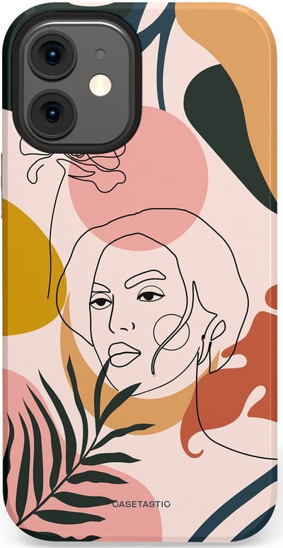 Casetastic Hoesje Geschikt voor Apple iPhone 12 Mini - Stijlvolle Beschermende Duo-layer Case - Elegantie van binnen