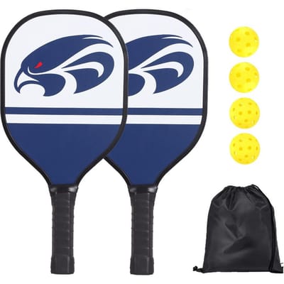 Nieuwe Poplar Peak Racket Set Combinatie Buitensporten Peak Racket blue