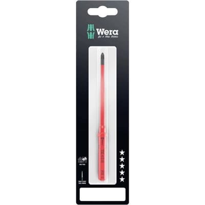 Wera Kraftform Kompakt VDE 62 iS PH 1 x 157 mm TIE SB Elektronica Kruiskop Verwisselbare kling PH 1