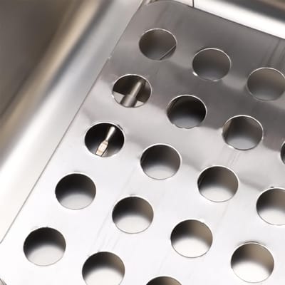 1700W Elektrische Frituurpan 6L Enkele Pan met Verwijderbare Oliekorf Roestvrij Staal Frituurpan Verstelbare Thermostaat L