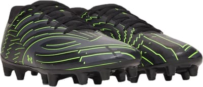 Under Armour Unisex Shadow Club 4 FG Voetbalschoenen 6006232 001 Black/Green