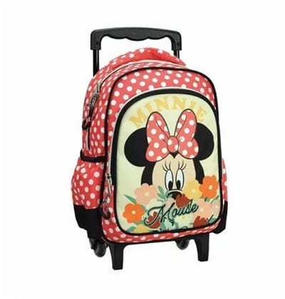 Disney Minnie Floral rollende kleuterrugzak, tas 30 cm