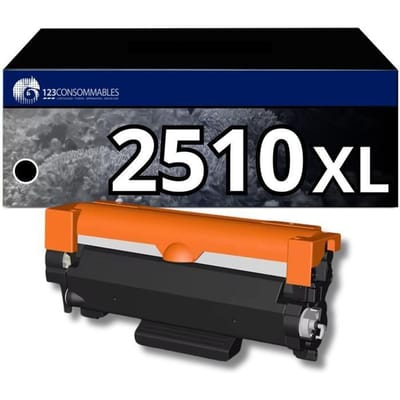 Brother TN2510XL Noir Cartouche de Toner Compatible - remplace TN2510XL