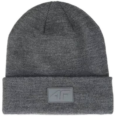 Unisex Winter Beanie 4F U433 Donkergrijs - Eén Maat