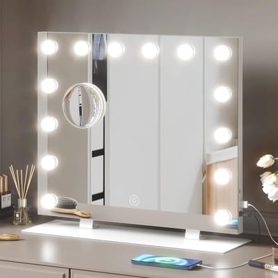 Grote Make-up Spiegel met Verlichting en Dimbare LED-lampen – 60 x 50 cm