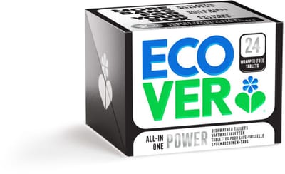Ecover - Vaatwastabletten All-in-One Power - 12 x 24 stuks - Voordeelverpakking