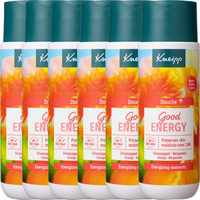 Kneipp Douche Good Energy - 6 x 200 ml - Voordeelverpakking