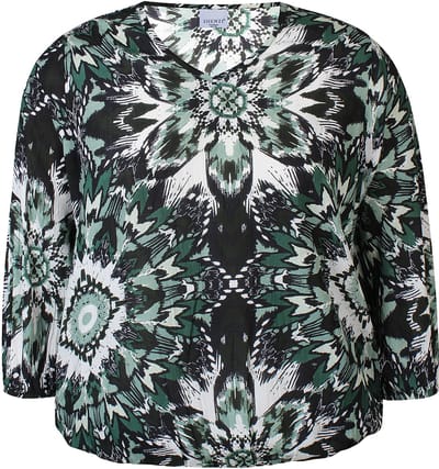 Zhenzi -Anais 1201-Blouse 3/4 Clary Sage maat XS=40