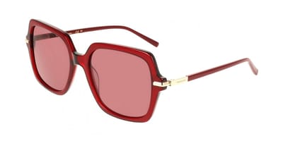 Ferragamo SF2076S Transparent red 57/19/145 WOMAN Zonnebrillen