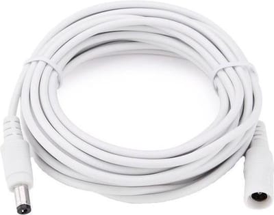WiseGoods Premium DC Kabel Connector - 12V Power Verlengkabel - 2.1x5.5mm - man/vrouw Adapter - 3 Meter - Camera - LED Strip