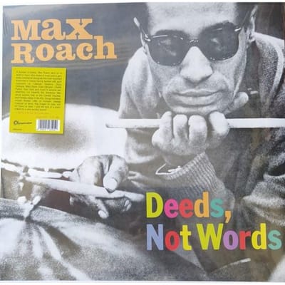 LP Plaat MAX ROACH - Deeds, Not Words DMOO034 Destination Moo 2023 Europa Jazz gray