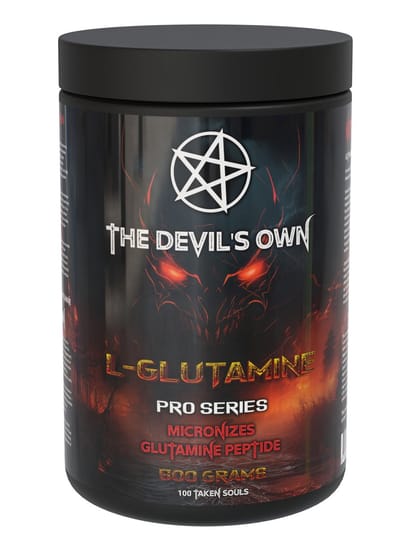 The Devil’s Own L-Glutamine – 500g – Micronized 200 Mesh – Unflavored – Aminozuur Supplement