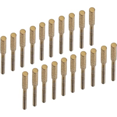 20 stuks Kettingzaag Slijper Braam Slijpkop Roterend Vijl Slijpgereedschap Set Kit Type 1