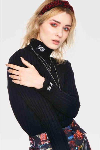 Jawbreaker Avoid Turtle Necker Dames Sweatshirts - zwart - XS