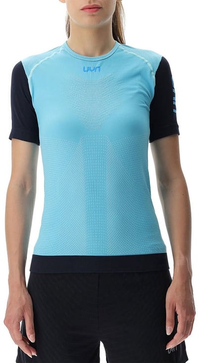 Uyn Running Pb42 T-shirt Met Korte Mouwen Blauw L Vrouw