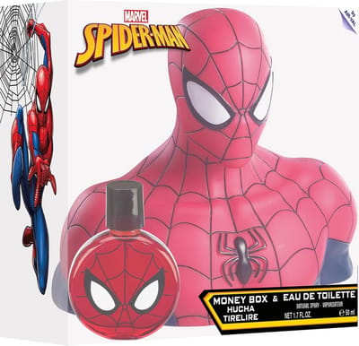 Spider-man Gift set Money Box 3D Figure + EDT 50 ml
