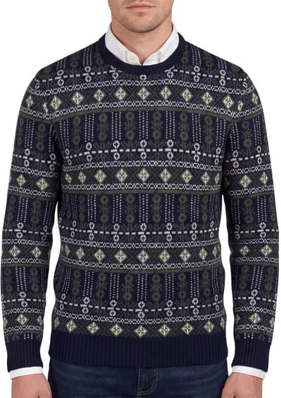 Barbour trui donkerblauw