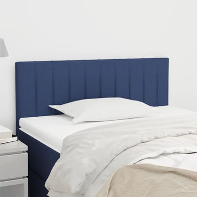 vidaXL - Hoofdbord - 80x5x78/88 - cm - stof - blauw