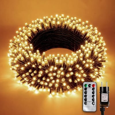 Lichtsnoer Buiten - Kerstverlichting - Tuin Decoratie - 200 LED Lampen - 20 Meter - Warmwit