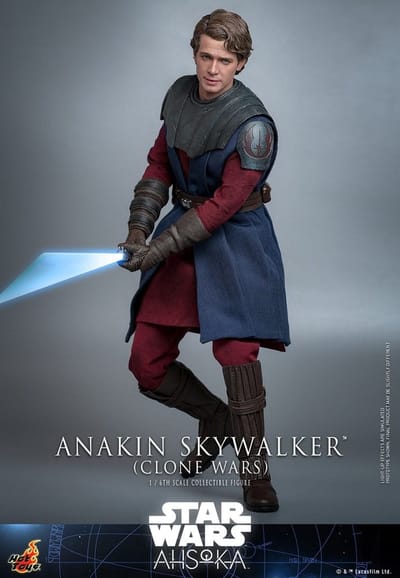 Hot Toys Star Wars: The Clone Wars Action Figure 1/6 Anakin Skywalker 31 cm Action Figuur