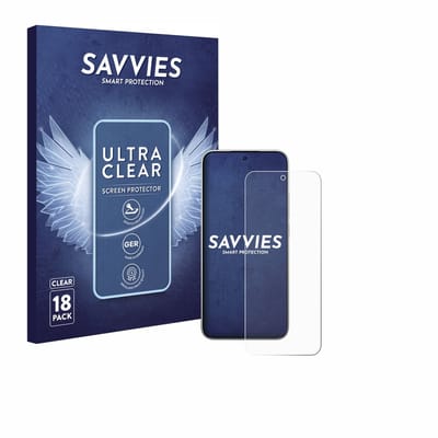 Savvies - Screenprotector voor Xiaomi 15T - Folie Beschermfolie transparant 18 Stuks