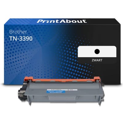PrintAbout huismerk Toner TN-3390 Zwart Extra hoge capaciteit Geschikt voor Brother