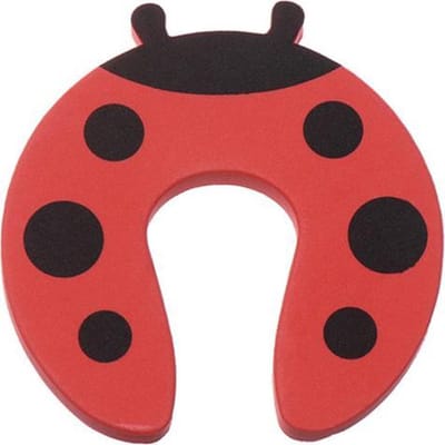 Dieren deurstopper Lieveheersbeestje - Set van 2 - Baby deurstop - Baby en Kind - Veiligheid - Deurbeschermer - Stop deur -