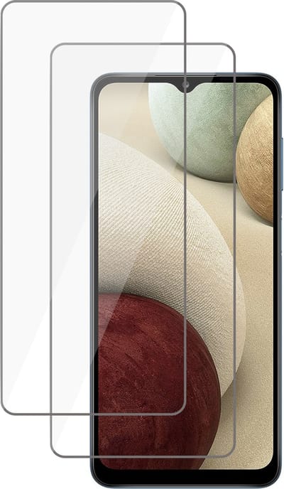 Screenprotector geschikt voor Samsung Galaxy A12 / A13 4G / A13 5G / A32 5G / A02s / A03s / M12 / M02s - Tempered Glass Screen Protector - 2 Stuks