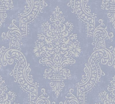 BAROK ORNAMENTEN BEHANG | Klassiek - Violet Zilver - A.S. Création Pure Elegance