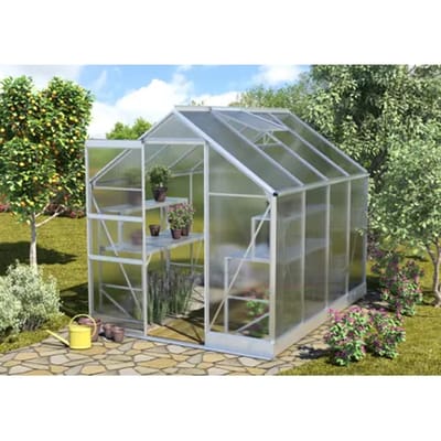 Vitavia Tuinkas Apollo 5000 - Polycarbonaat 4mm - Aluminium - 195x261x207cm