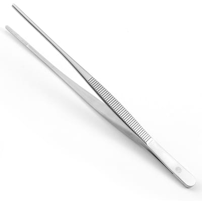 HENDI Pincet – Keukengereedschap – Roestvast staal – Vaatwasmachinebestendig – 230 mm