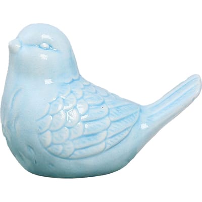 Schattig Vogel Ornament Keramiek Modern Eenvoudig Vogel Ornament voor Woonkamer Huisdecoratie Wit blauw