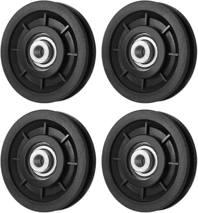 Set van 4 Fitness Pulley Wielen voor Thuisgym, Ideaal voor Kabeltraining en Spieropbouw, Universele Rollen voor Sportuitrusting en Krachttraining