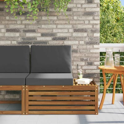 vidaXL - Buitenhoekbank - Naturel - 91 - x - 63 - x - 73 - cm - Massief - Acacia - Hout