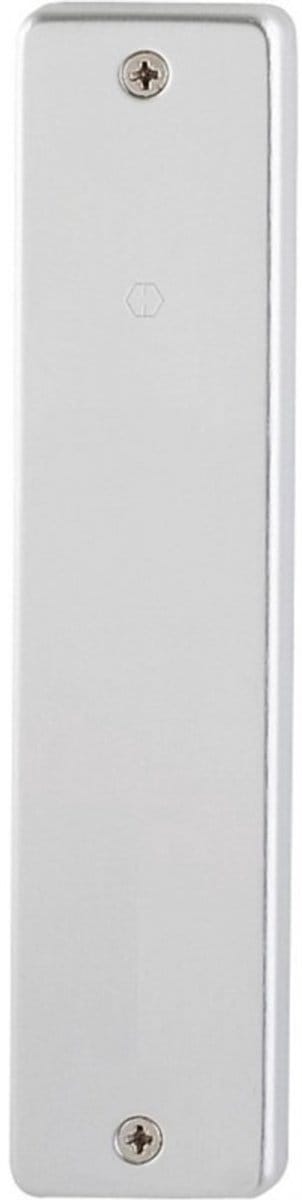 Hoppe binnendeurschild 378 geheel blind 185x42mm f1 per paar ( a 1 pr )