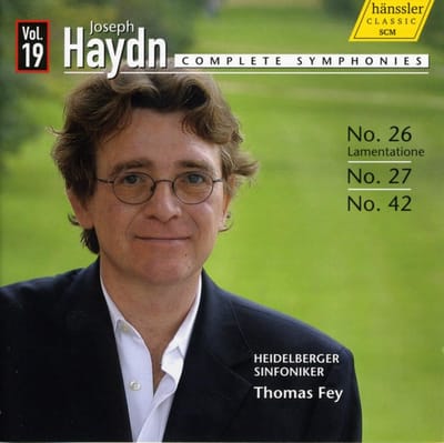 Heidelberger Sinfoniker, Thomas Fey - Haydn: Symphonies No 26, 27 & 42 (Volume 19) (CD)
