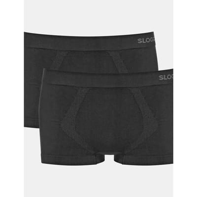 sloggi men GO Smooth Hipster 2P Heren Onderbroek - Zwart - Maat M