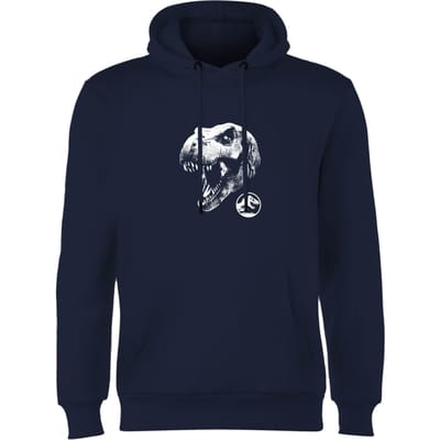 Jurassic Park T Rex Hoodie - Navy - S