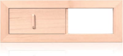 Verstelbare Houten Ventilatie Grille voor Sauna en Stoomcabine, Ideaal voor Optimale Luchtcirculatie en Comfort