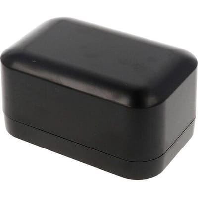 Hammond Electronics 1556CABK Universele behuizing 120 x 80 x 60 ABS kunststof Brandvertragend Zwart 1 stuk(s)