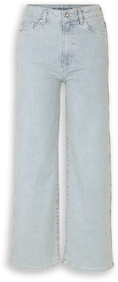 Tom Tailor - TTNELMA CULOTTE jeans met streepjesmotief - Maat 33/28 - denim offwhite stripe