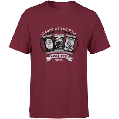 Magic the Gathering Leader Of The Pack Men's T-Shirt - Bordeaux - S